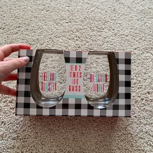 Wine glasses for the holiday.